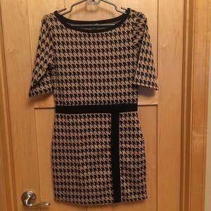 Forever 21 houndstooth mini, three quarter sleeves